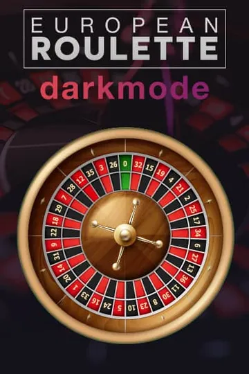 European Roulette Darkmode game